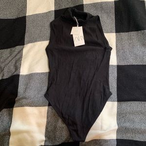 Zara Mockneck Bodysuit